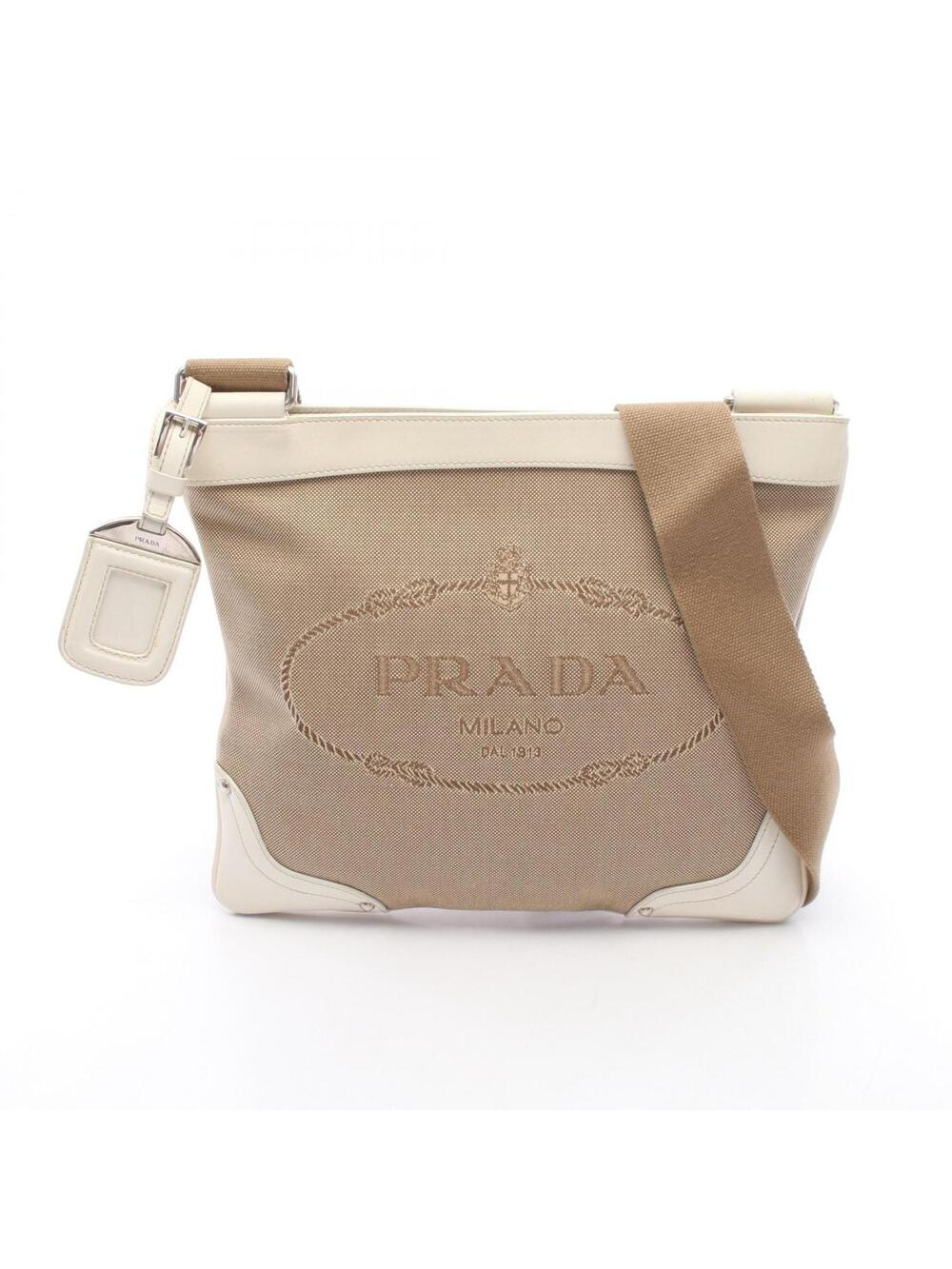 Prada Logo Jacquard Crossbody Shoulder #362874P86B